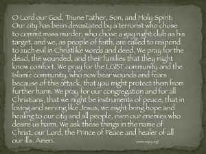 Prayer For Orlando - Lyberg
